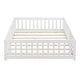 preview thumbnail 15 of 29, Solid Wood Platform Bed Frame with Fence，Queen/Full/Twin Size