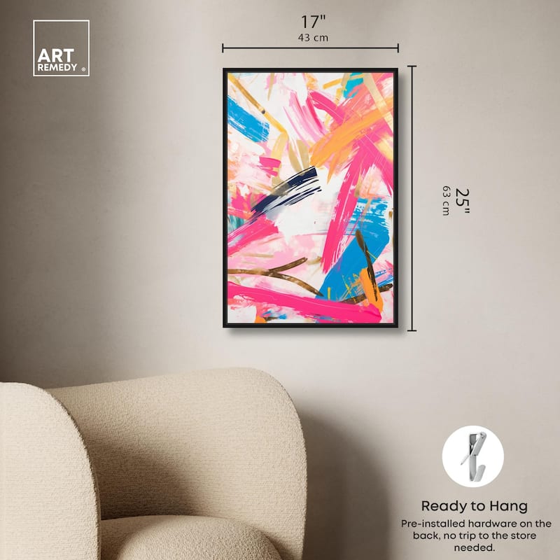 Exuberant Hues IV Canvas by Art Remedy