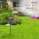 preview thumbnail 4 of 9, Alpine Corporation 31" Tall Outdoor Metal Gazing Globe Display Stand, Black