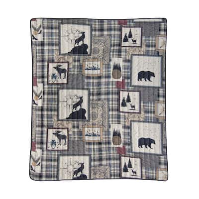 Forest Symbols Microfiber Throw Blanket from Your Lifestyle by Donna Sharp