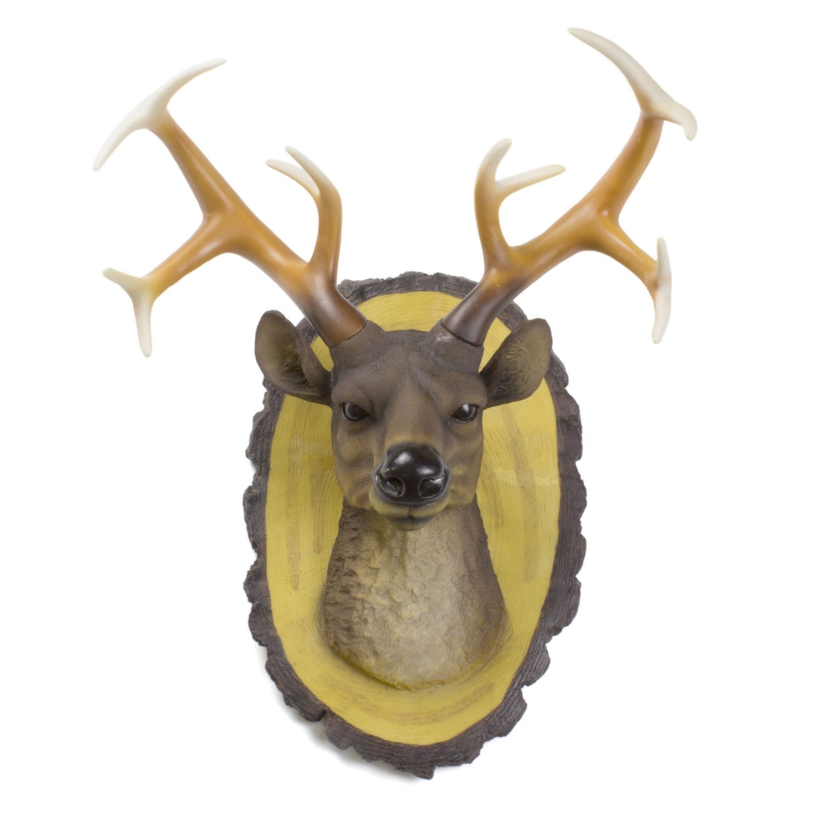 Shop Faux Buck Deer Head Wall Decor Resin Bust Statue Wall Hanging