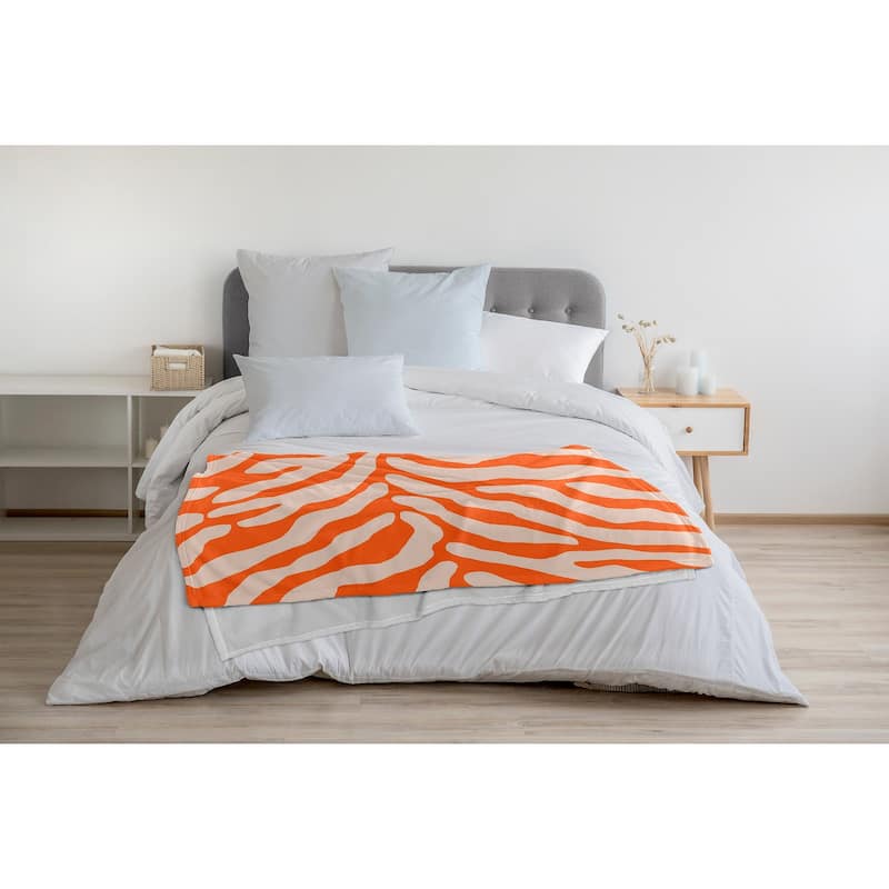 Animal Stripe Fleece Throw Blanket Bed Bath & Beyond 36391030