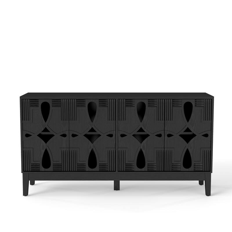 60.5" Mid Century Modern Sideboard Buffet Cabinet with Storage