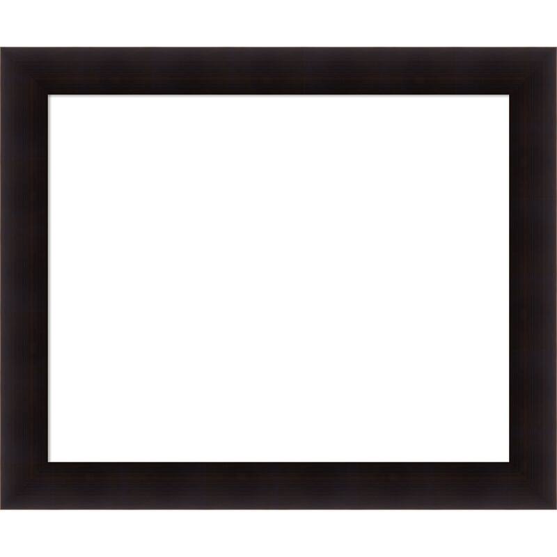 Amanti Art Portico Espresso Framed Dry Erase Magnetic Board