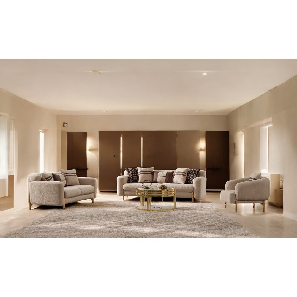 Surt 3 Pieces Living Room Sets 1 Sofa 1 Love seat 1 Chair
