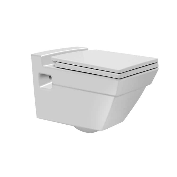 Nameeks Cerastyle Wall Mounted One-Piece Round Toilet � Seat Included