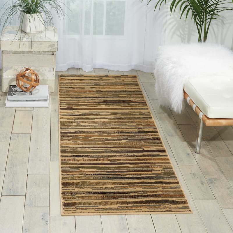 Nourison Paramount Contemporary Stripes Area Rug