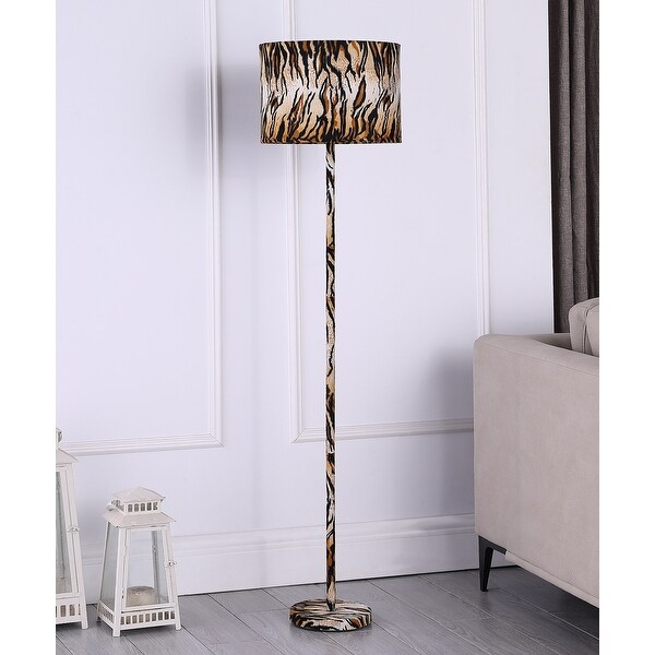 Animal print floor lamp store