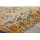 preview thumbnail 21 of 22, Nourison Passion Distressed Persian Antique Gold Teal Area Rug