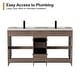 preview thumbnail 16 of 112, 36"/48"/60"/72" Bathroom Vanity Set with Sink & Faucet