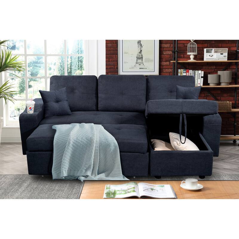 Comfortable sofa with magazine pocket,left and right interchangeable
