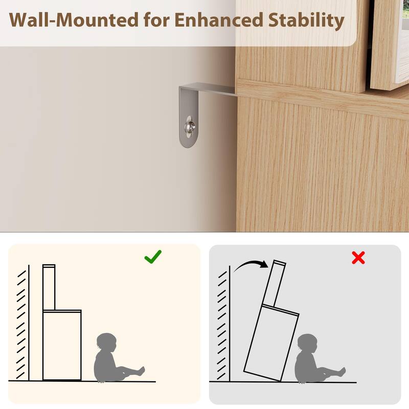 Modern Makeup Vanity with Sliding Mirror, 4 Drawers & 7 Shelves, 3 Light Colors, Charging Port & Stool Set