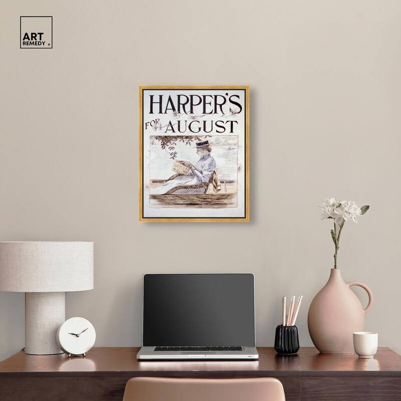 Harpers Penfield August 1892 Canvas by Art Remedy
