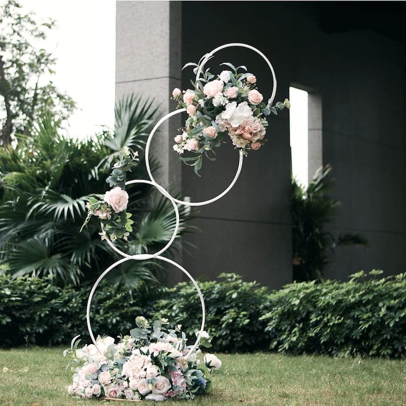 Wedding Backdrop and Signs Round Arch Metal Circle Stan
