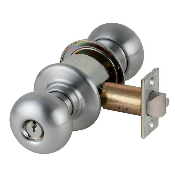 Schlage D70pd Ply Plymouth Heavy Duty Classroom Door Knob Set Satin Chrome