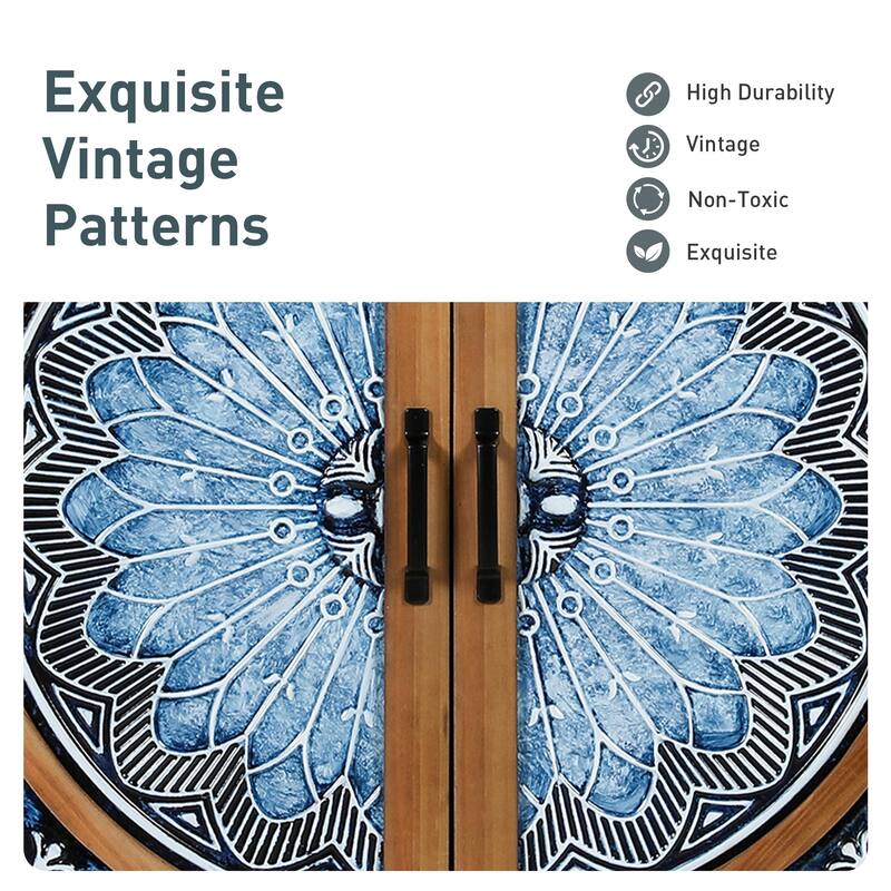 Vintage Storage Accent Cabinets for Bedroom Living Room Small Sideboard Buffet Entryway Cabinet