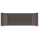preview thumbnail 6 of 6, Robin Upholstered Accent Bench with Armrests Brown - 64.25'' X 22.50'' X 24.75''