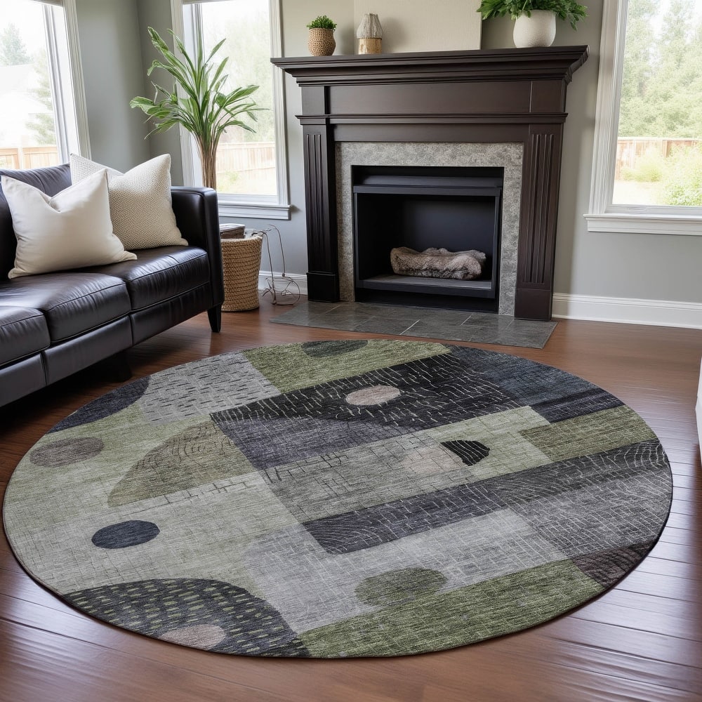 Premium Washable Super Soft Modern Retro Mayfield Rug