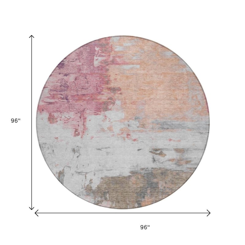 HomeRoots Abstract Transitional Rectangle Outdoor Rug