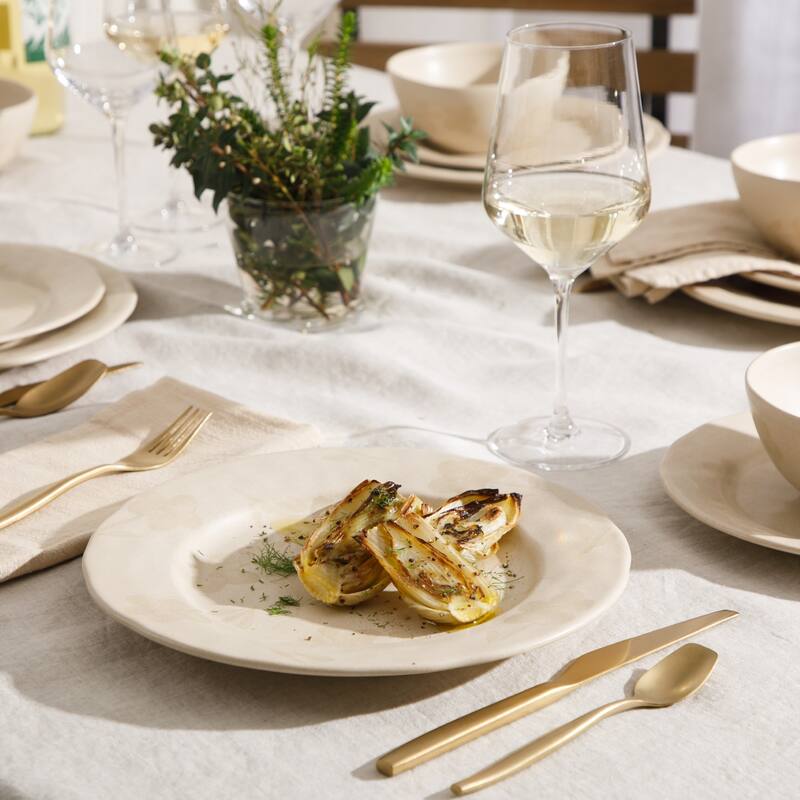 Bloomhouse - 2 Time Oprah's Favorite Things - Made in Portugal Porto Petals 12 Piece Hand Painted Dinnerware Set