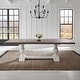 preview thumbnail 1 of 40, River Place Riverstone Dining Table 102 Inch - White