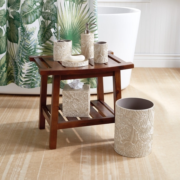 Destinations Palm Wood Bath Accessories. Opens flyout.