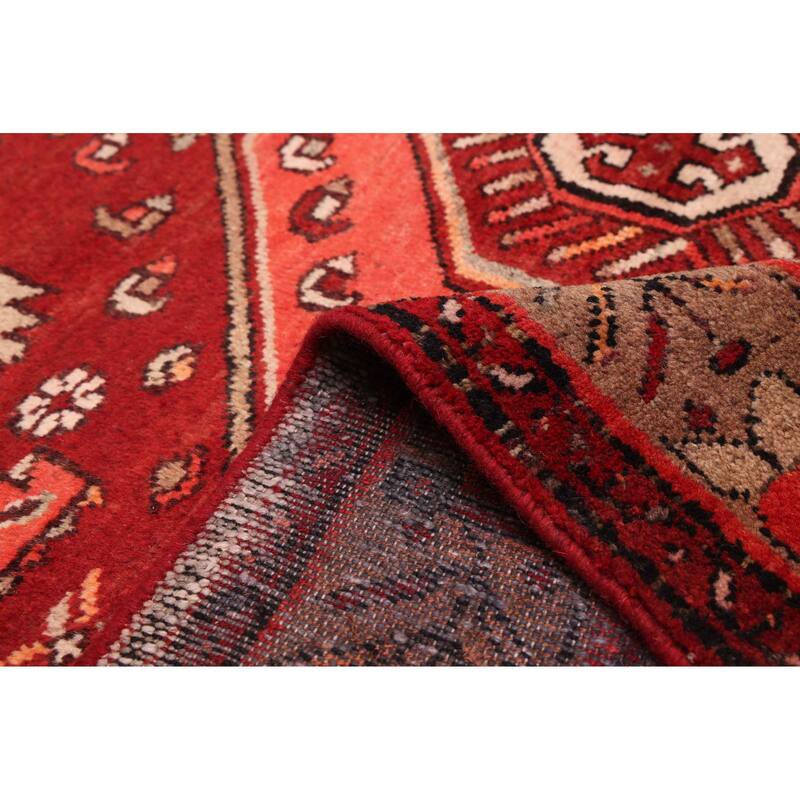 ECARPETGALLERY Hand-knotted Konya Anatolian Dark Red Wool Rug - 4'7 x 12'10