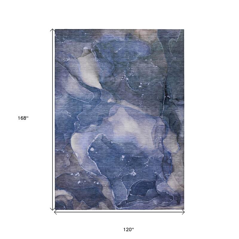Dava Modern Art-Inspired Weather Resistant Versatile Elegance Outdoor Rug