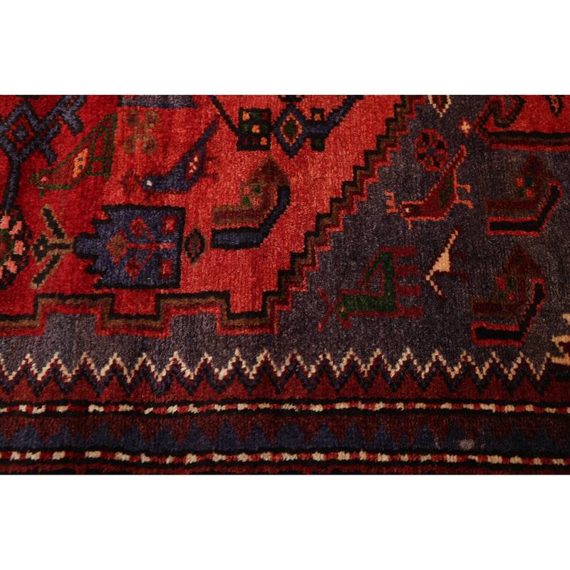 ECARPETGALLERY Hand-knotted Anadol Dark Red Wool Rug - 3'6 x 6'9