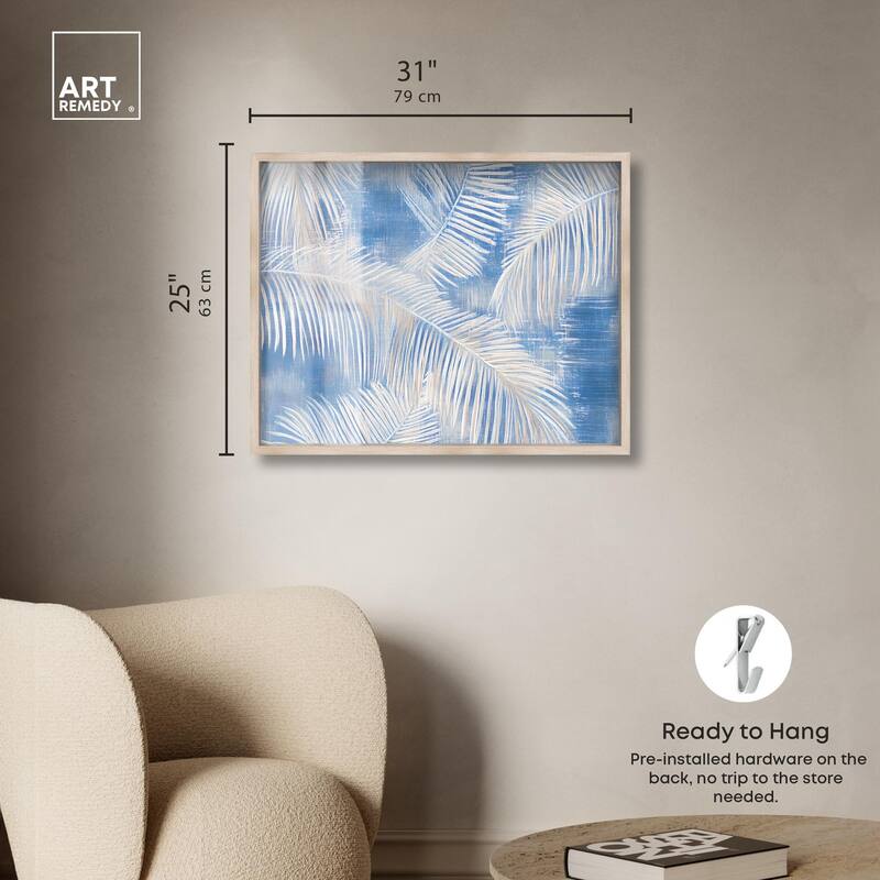 Sky Palm Silhouettes Shadowbox by Art Remedy