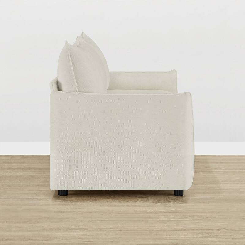 Spruce & Spring 2 Seat High Back Loveseat Sofa for Living Room