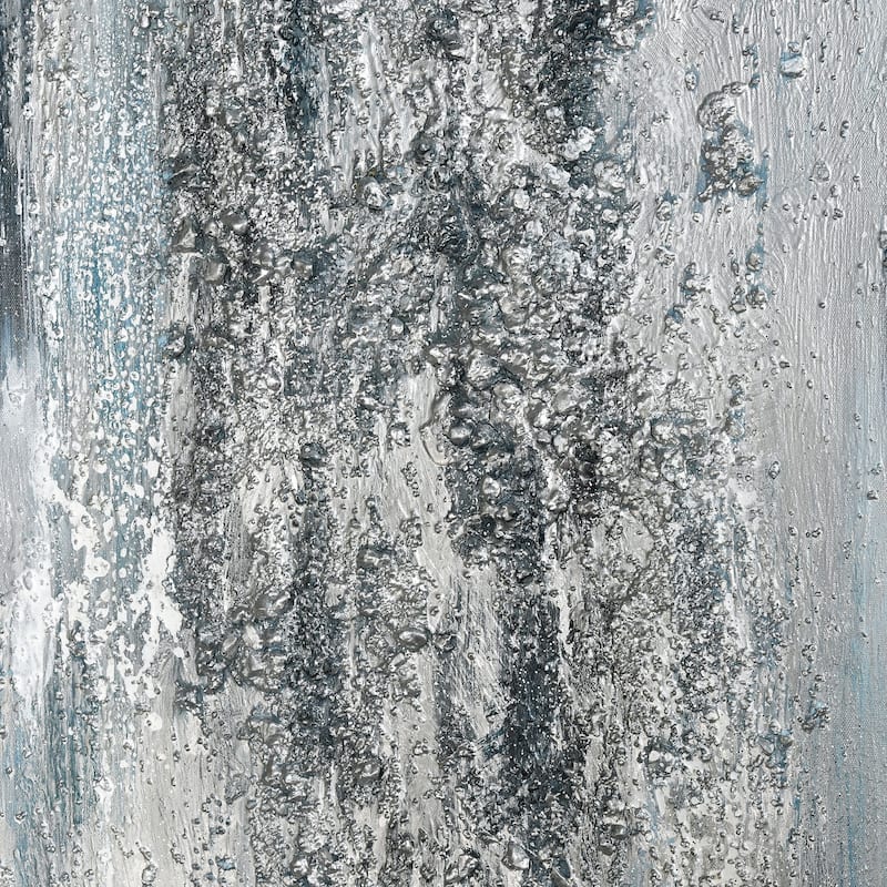 Elk Home Lasting Texture Blue Fabric 20 Inch Wide Wall Art