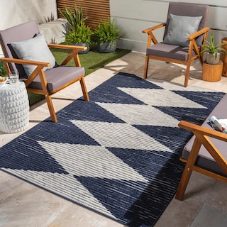 Livabliss Vale Global Diamond Outdoor Area Rug