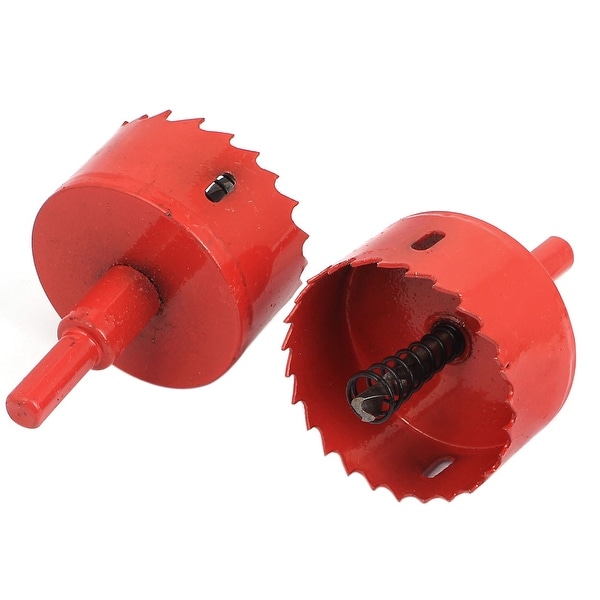 Unique Bargains 2pcs 55mm Diameter BI Metal Hole Saw Cutter Drill Bit for Aluminum Iron Wood