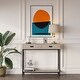 preview thumbnail 2 of 12, Roomfitters 2 Drawer Entryway Console Table for Hallway Foyer