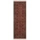 preview thumbnail 7 of 11, SAFAVIEH Hand-knotted Herati Maia Traditional Oriental Wool Rug with Fringe 2'6" x 8' Runner - Rust/Navy - Runner