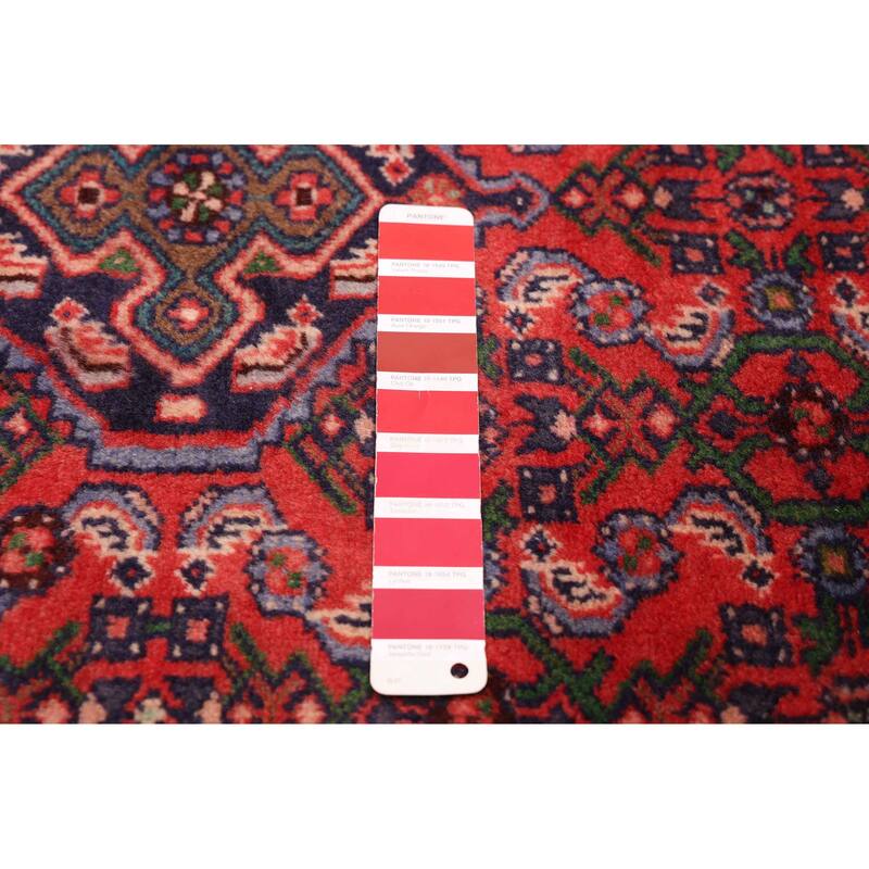 ECARPETGALLERY Hand-knotted Andelz Red Wool Rug - 2'11 x 9'8