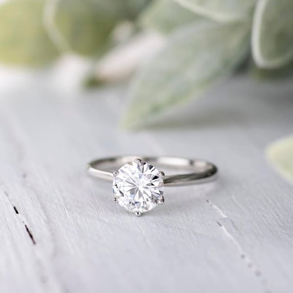 Details about / 5 Ct Moissanite Solitaire Men/'s Engagement Ring 14Kt White Gold Over Silver HY-2