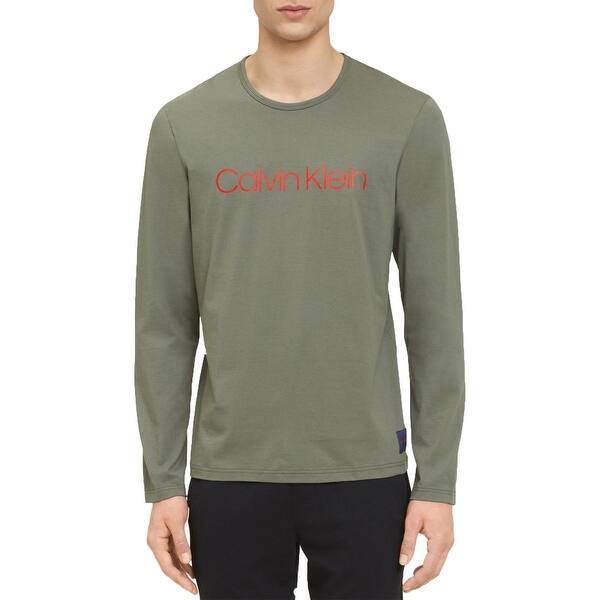Shop Calvin Klein Mens Casual Shirt Cotton Logo Free Shipping On