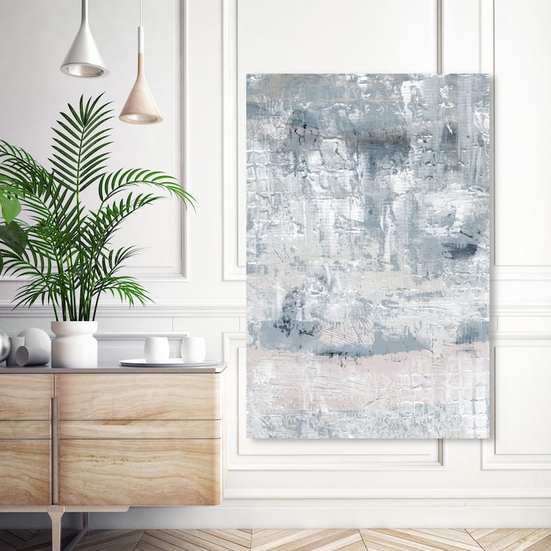 Wynwood Studio Canvas Abstract Good Choice White and Modern & Contemporary Wall Art Canvas Print - 54 x 36