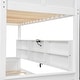 preview thumbnail 47 of 50, Bunk Bed with 6 Side Storage Cabinets and USB Ports
