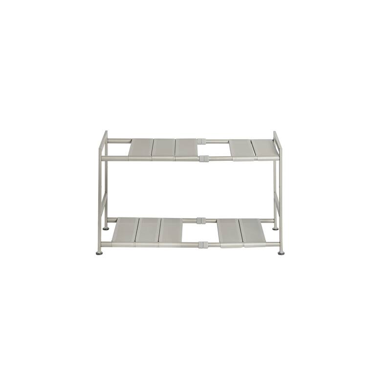 Seville Classics 2-Tier Expandable Under-the-Sink Organizer