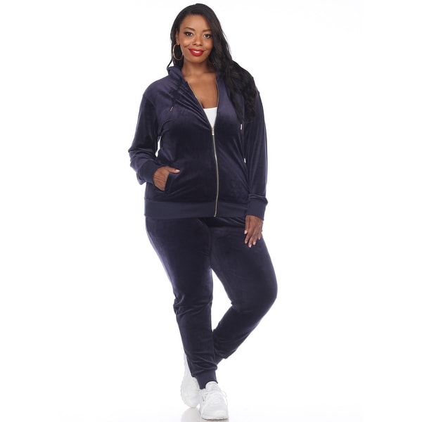 plus size 2 piece tracksuit
