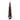 Puleo International 6' Pre-Lit Artificial Black Alpine Pencil Tree