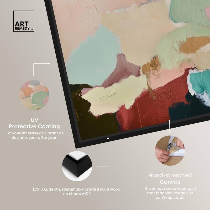 Brushed Beauty III Canvas by Art Remedy