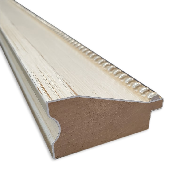 Parthenon Cream Wood Framed Natural Corkboard Bulletin Board