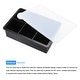 preview thumbnail 4 of 2, Ice Cube Mold 6x2 Inch Silicone Ice Cube Tray with Lid(Black) - Black