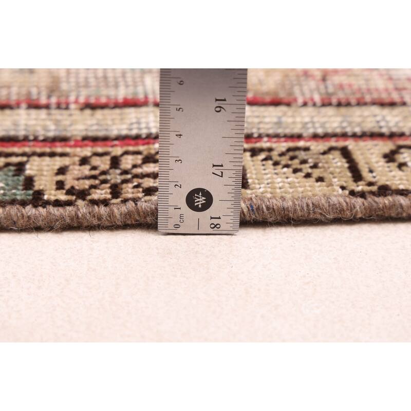 ECARPETGALLERY Hand-knotted Antalya Vintage Red Wool Rug - 6'5 x 9'2