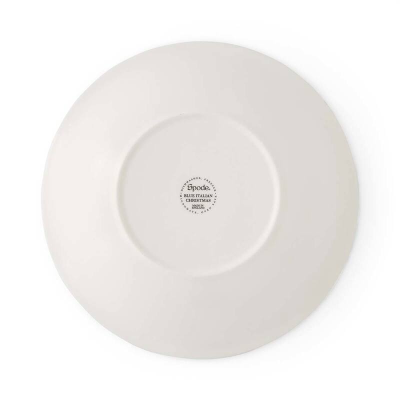 Spode Blue Italian Christmas Tree Bowl - 7.9-Inch