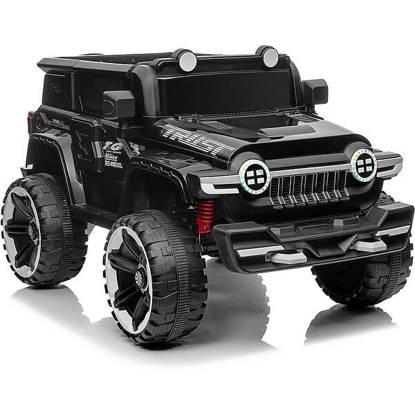 slide 2 of 31, Ride On Truck Car with 2.4G Remote Control Black
